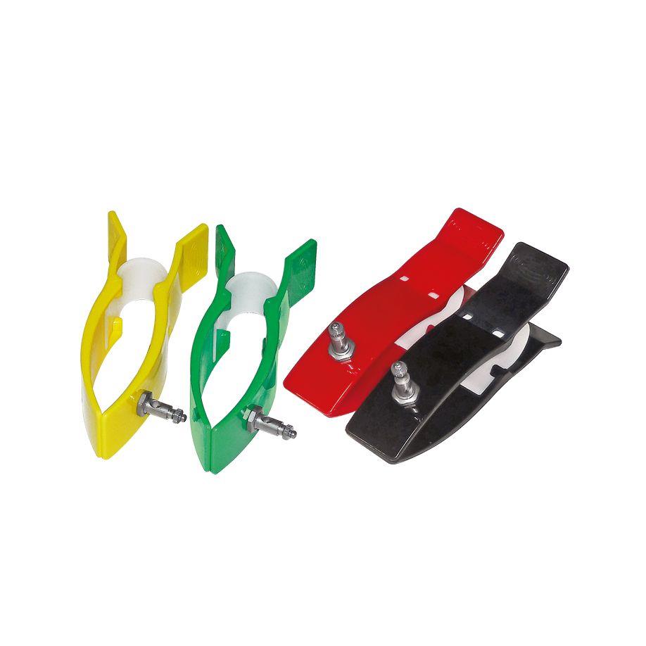 Ratiomed Klammerelektroden Satz f. Erwachsene schw.,rot, gelb,grün