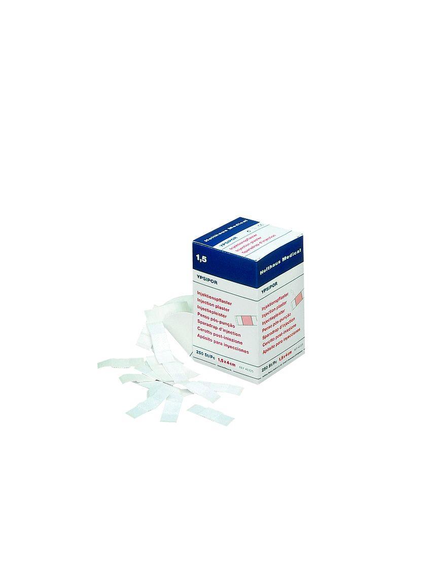 HOLTHAUS Ypsipor Injektionspflaster 1,5x4cm AP 100 hypoallergen