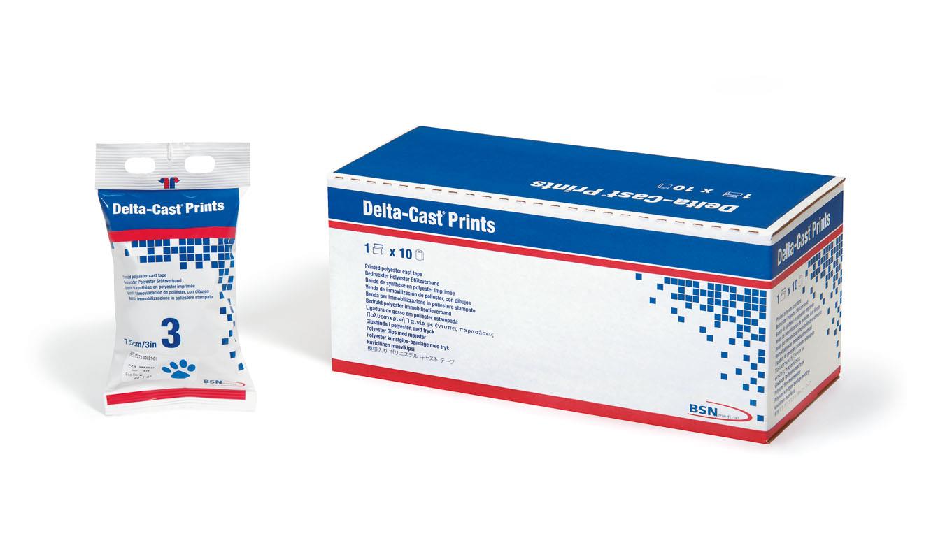BSN medical GmbH Delta-Cast Prints Pastelprint AP 10 5,0cm x 3,6m synth.Stützverb