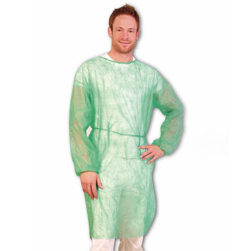 Besucherkittel HYGOSTAR blau AP 10x10 Stück, PP-Vliesstoff 26g/m²