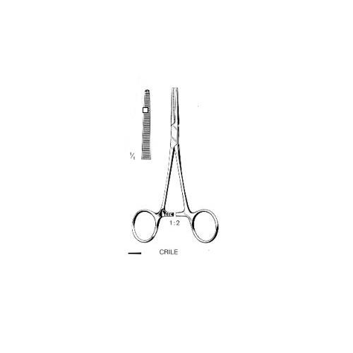 VEHU-MEDICAL Arterienklemme Crile 14,0cm gerade