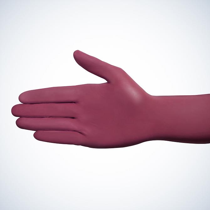 Med Comfort Style Grape USH Gr. S AP 10x100 Nitril, puderfrei, bordeaux