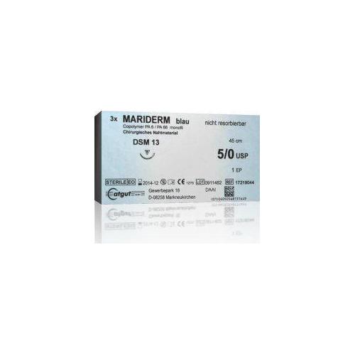 Catgut GmbH Mariderm 3/0 blau 17217504 AP 24 DS19 45cm