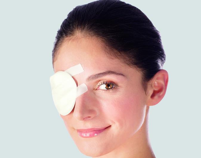 Pro-ophta Augenkissen 6,2x7,2cm, 25 Stück, steril