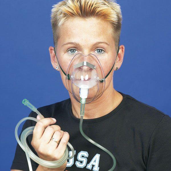 servoprax GmbH Sauerstoffmaske für Kinder 210cm Schlauch,Nasenbänder,ohne Clips