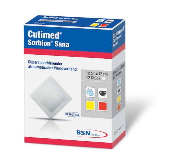 Cutimed Sorbion Sana 12x12cm AP 12 superabsorbierender Wundverband