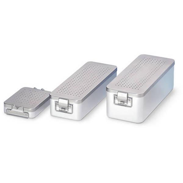 MELAG Sterilisier-Behälter EN 868-8 Typ 23M 16x42x6cm, gelocht